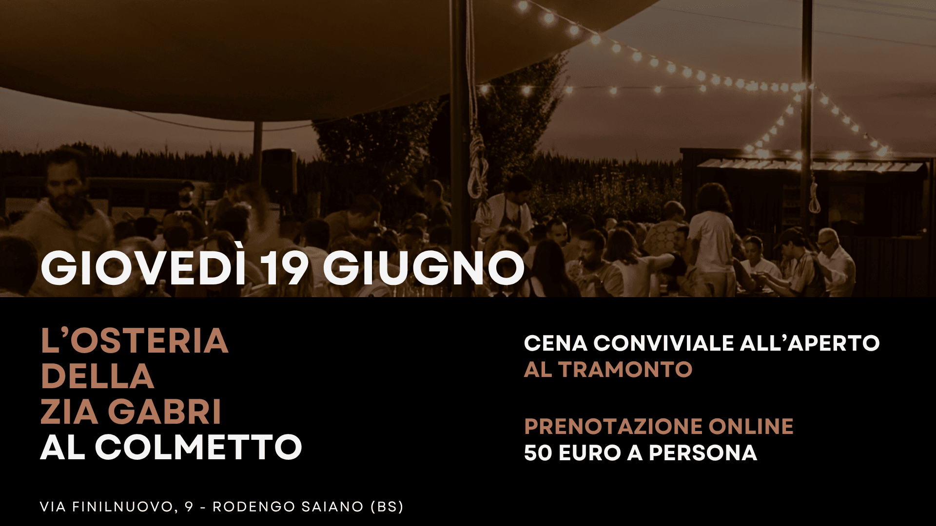 L'Osteria della Zia Gabri al Colmetto